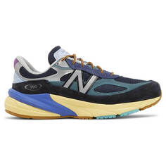 Кроссовки New Balance Action Bronson x 990v6 Made in USA Lapis Lazuli, голубой/черный/бежевый