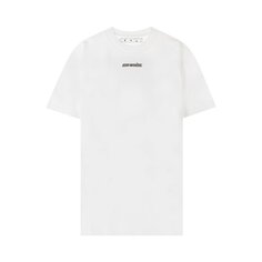 Футболка Off-White Marker Short-Sleeve Over Tee &apos;White/Blue&apos;, белый