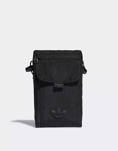 Черная сумка через плечо adidas Originals, черный