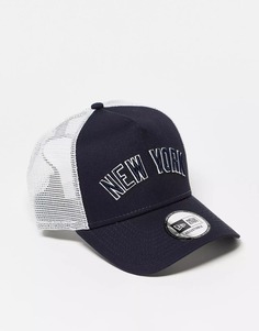 Кепка New Era New York, черный, белый