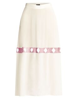 Длинная юбка Sardinia с вырезами Valimare, кремовый