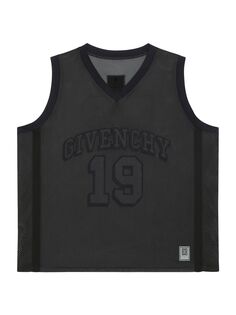 Баскетбольная футболка из сетки с логотипом Givenchy, черный