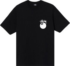 Футболка Stussy 8 Ball Tee &apos;Black&apos;, черный