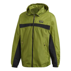 Ветровка Adidas originals RYV PKT WB hooded Athleisure Casual Sports Windbreaker Jacket Olive Green, Зеленый