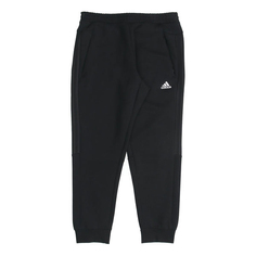 Повседневные брюки Adidas Casual Sports Training logo Bundle Feet Long Pants Black, Черный