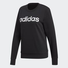 Свитшот Adidas E Lin Se Eat Women, черный/белый