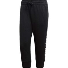 Спортивные бриджи adidas W E Linen 3/4 Pt Women&apos;s Sports, черный/белый