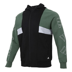 Куртка Adidas Ub Tt Deco Casual Sports Colorblock Knit Hooded Black, Черный