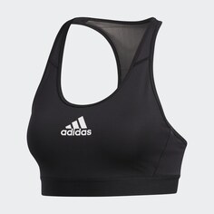 Спортивный бра Adidas Don&apos;t Rest Alphaskin Padded, черный/белый