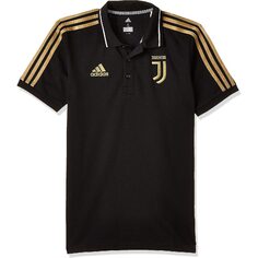 Рубашка-поло adidas Men Juve Polos, черный/золотой