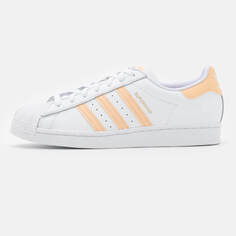 Кеды Adidas Originals Superstar Unisex, белый/оранжевый (Размер 41 RU)