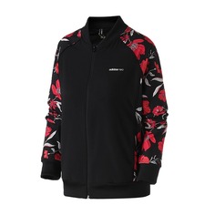 Куртка-кардиган Adidas NEO, черный/принт