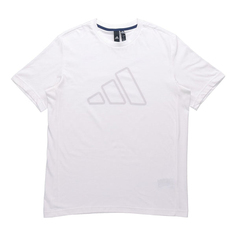 Футболка Adidas Th Tee Techgfx Logo Printing Sports Training Short Sleeve White, Белый