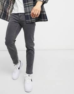 Зауженные джинсы Asos Design, темно-серый (Размер 54 RU)