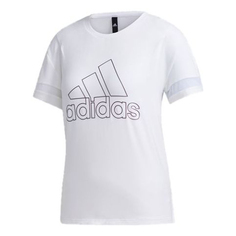 Футболка Adidas Sports Stylish Round Neck Short Sleeve White, Белый