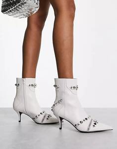 Ботильоны Jeffrey Campbell Alt Rock Kitten, белый