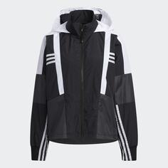 Ветровка adidas Sportswear Street Color, черный/белый