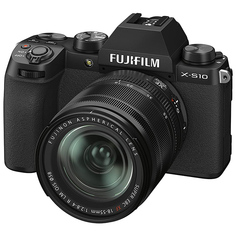 Беззеркальный фотоаппарат Fujifilm X-S10 Kit XF 18-55mm, черный