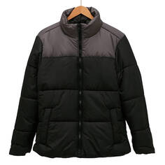 Куртка LCW Casual Comfortable Fit Stand Up Collar, черный/серый