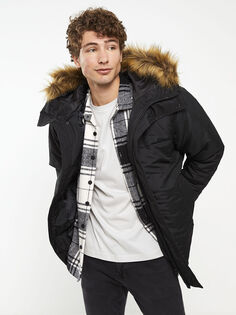 Мужское пальто с капюшоном стандартной выкройки Xside