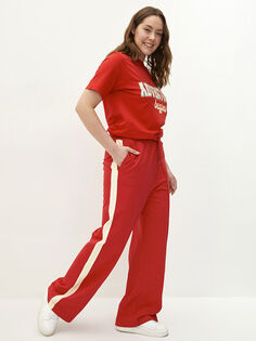 Женские спортивные штаны большого размера с эластичной резинкой на талии и детальным карманом LC WaikikiI