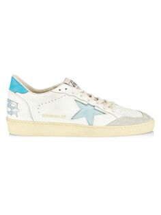 Кожаные низкие кеды Ball Star Golden Goose, белый