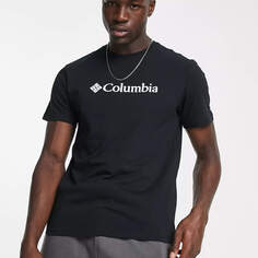 Футболка с логотипом на груди Columbia CSC Basic Cotton, черный