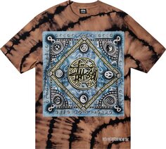 Футболка Stussy x Dries Van Noten Bandana Tee &apos;Camel&apos;, коричневый