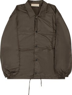 Куртка Fear of God Essentials Coaches Jacket &apos;Off Black&apos;, черный