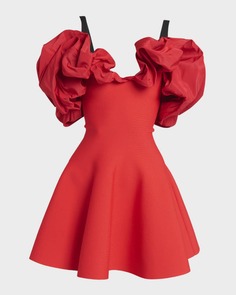 Мини-платье Sweetheart с рюшами Alexander McQueen