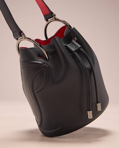 Кожаная сумка-ведро с логотипом By My Side Christian Louboutin