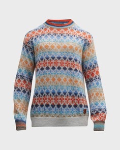Мужской свитер с круглым вырезом с геометрическим рисунком Dsquared2