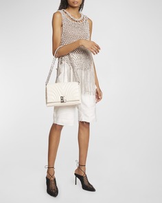 Стеганая кожаная сумка через плечо 4G среднего размера Givenchy