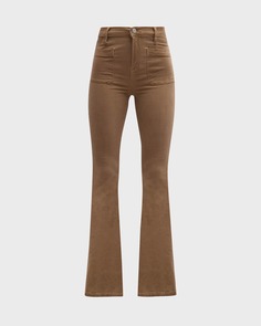 Расклешенные джинсы с накладными карманами Le Bardot FRAME