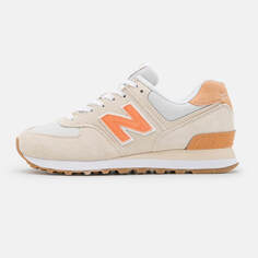 Кроссовки New Balance WL574, бежевый (Размер 35 RU)