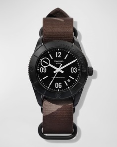 Мужские пластиковые спортивные часы 002 Ocean, 43 мм TOM FORD TIMEPIECES