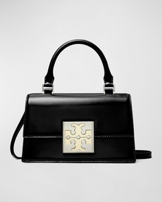 Кожаная мини-сумка Bon Bon с верхней ручкой Tory Burch