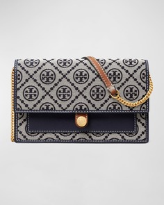 Кошелек на цепочке с монограммой Tory Burch