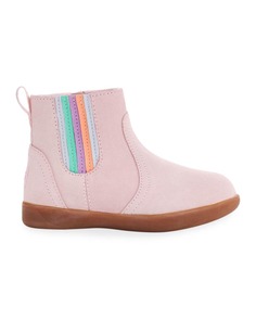 Плиссированные замшевые ботинки челси T Ryndon для девочек, для малышей/малышей UGG