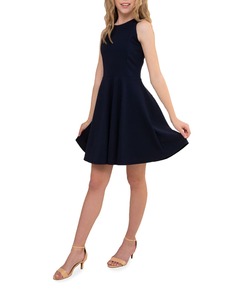 Текстурированное платье-борцовка для девочки, размер 7–20 Un Deux Trois