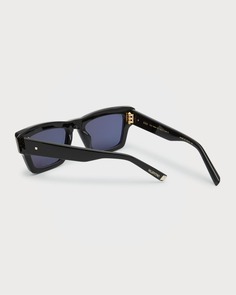 XXII Квадратные солнцезащитные очки из ацетата и титана Valentino Garavani