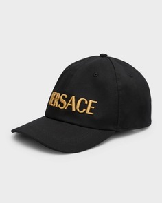 Мужская бейсболка с вышитым логотипом Versace