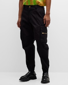 Мужские брюки-карго с эластичной талией Versace