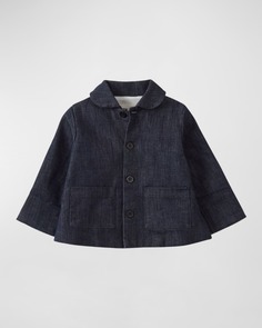 Детская эко-джинсовая куртка, размер Newborn-6M Vild - House of Little