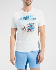 Мужская футболка с рисунком Malibu Vilebrequin