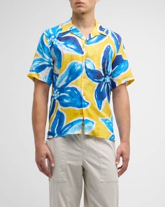 Мужская рубашка Hawaiian Leaf Camp Vilebrequin