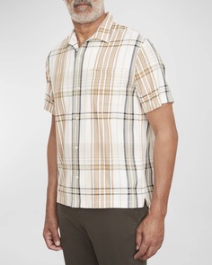 Мужская рубашка Ibiza в клетку с коротким рукавом Vince