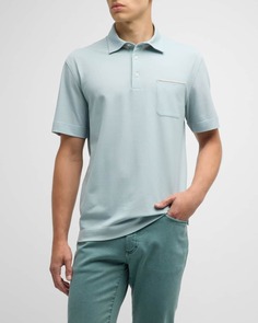 Мужская рубашка-поло с карманом ZEGNA