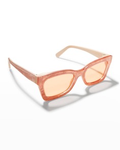 Солнцезащитные очки Prima «кошачий глаз» из ацетата и металла Zimmermann