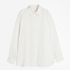 Блузка H&amp;M Oversized, белый H&M
